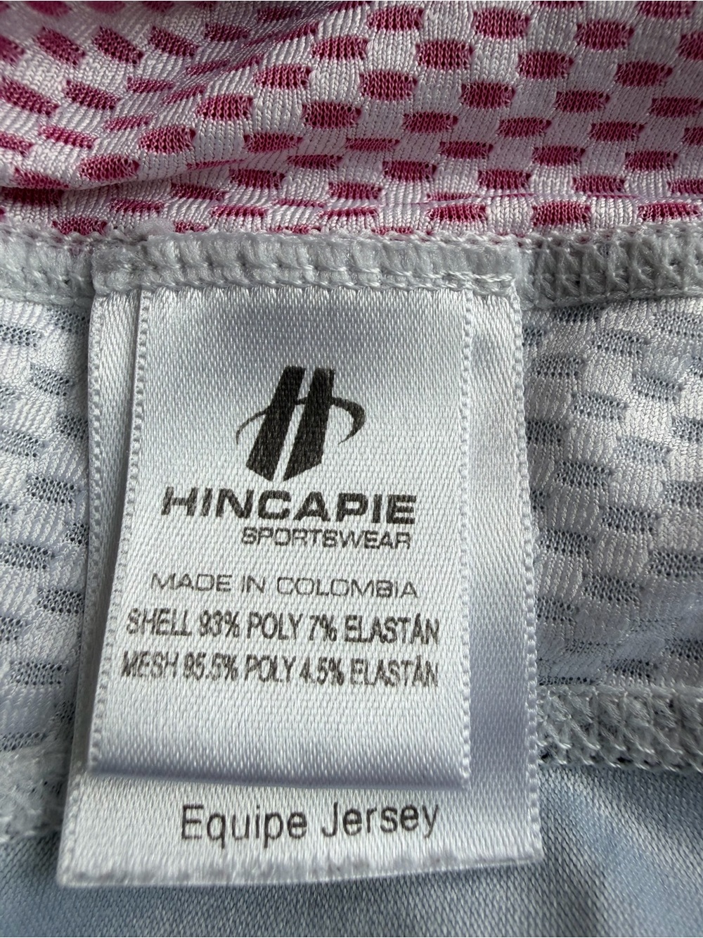 Hincapie Pink & Black Women's Short Sleeve Cycling Jersey Sz M Full Zip Pockets - Picture 9 of 9